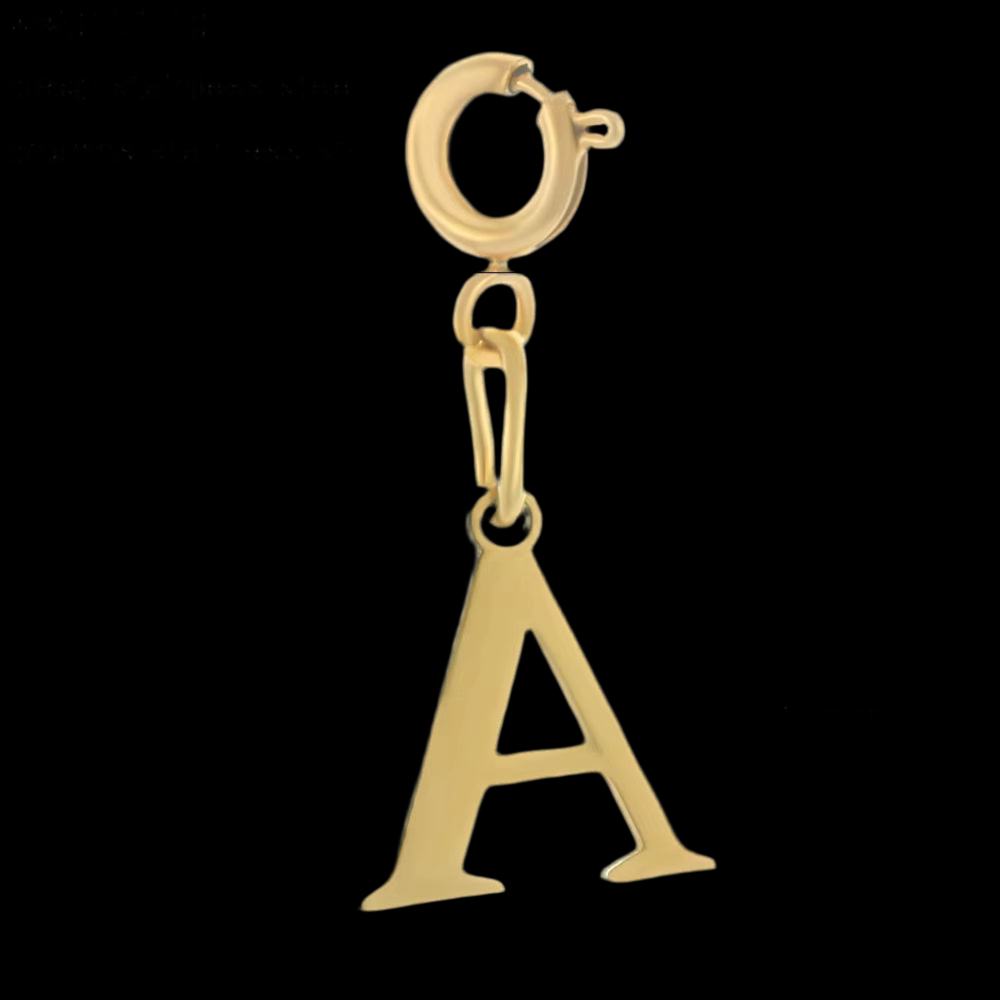 Charms 03⎮ Les lettres de Charms en acier inoxydable